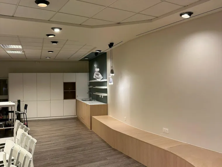 Création et installation d'une cuisine à Lille pour l'orchestre national , Lille, DLT Agencement